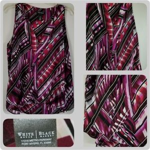 WHBM Surplice hi low Top EUC